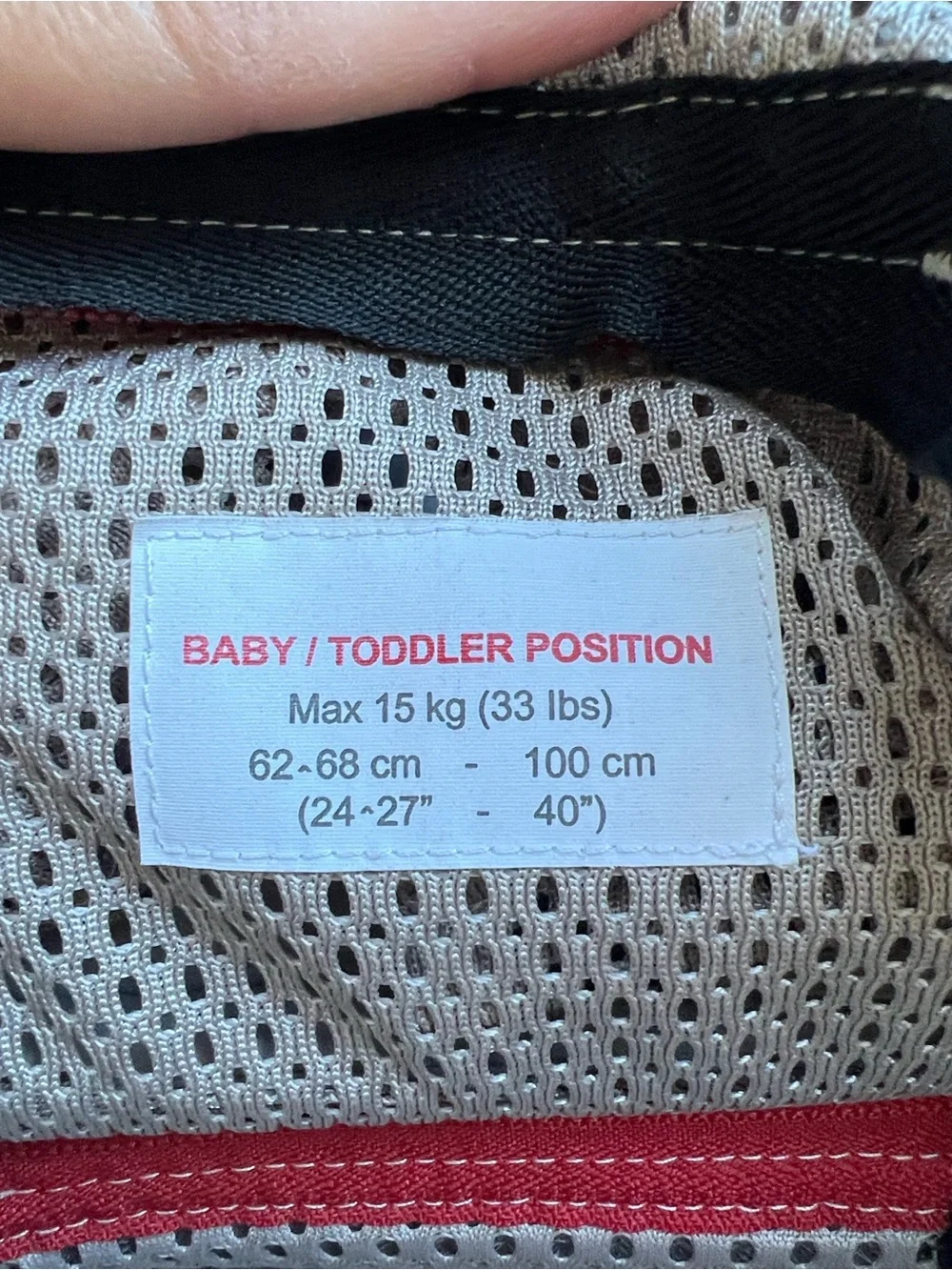 BabyBjorn One Air mesh